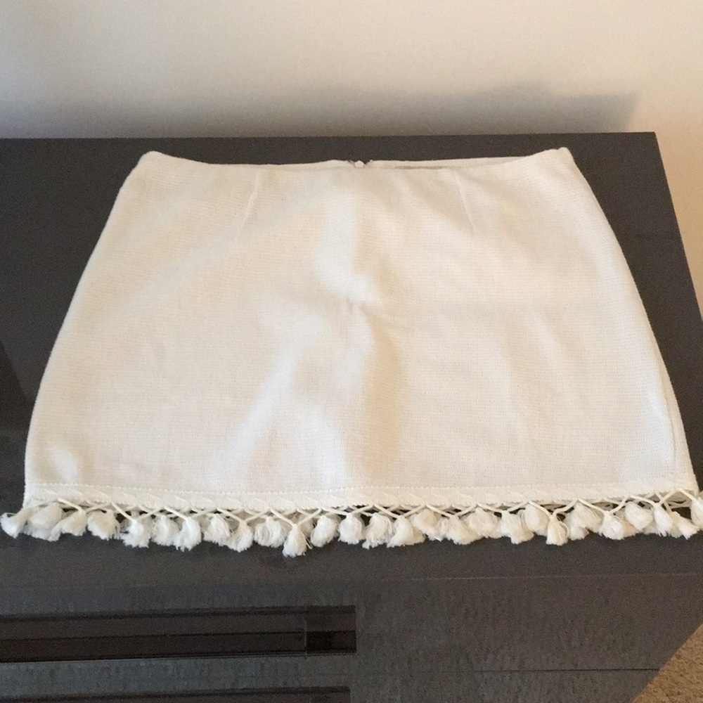 Madewell white skirt.